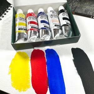 Artist Gouache Starter Set Of 5 14ml Tubes Jackman’s Art Materials