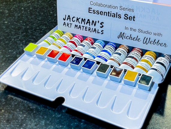 The Essentials Set Acuarelas profesionales hechas a mano Materiales de arte  de Jackman en colaboración con Michele Webber -  México