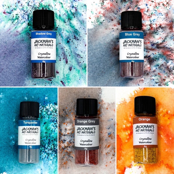 Crystalline Watercolour Set of 5 Vol.2 - Jackman's Art Materials