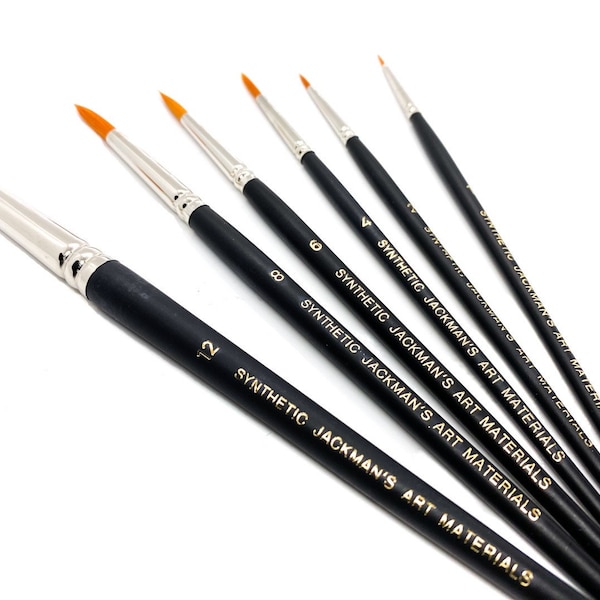 Extra Fine Golden Synthetic (Gold Sable) Round Professional Watercolour & Oil Painting Brush