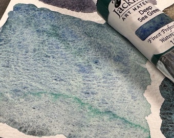 Acuarela profesional verde mar profundo - Jackman's Art Materials