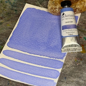 ラベンダー プロフェッショナル ハンドメイド 水彩画 - Jackman’s Art Materials
