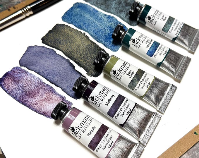 A Collection Of Granulating Watercolours By M.Jackman Vol.1 - Jackman's Art Materials