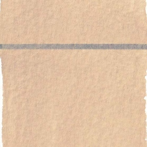 May include: A piece of beige paper with a thin grey line across the middle.