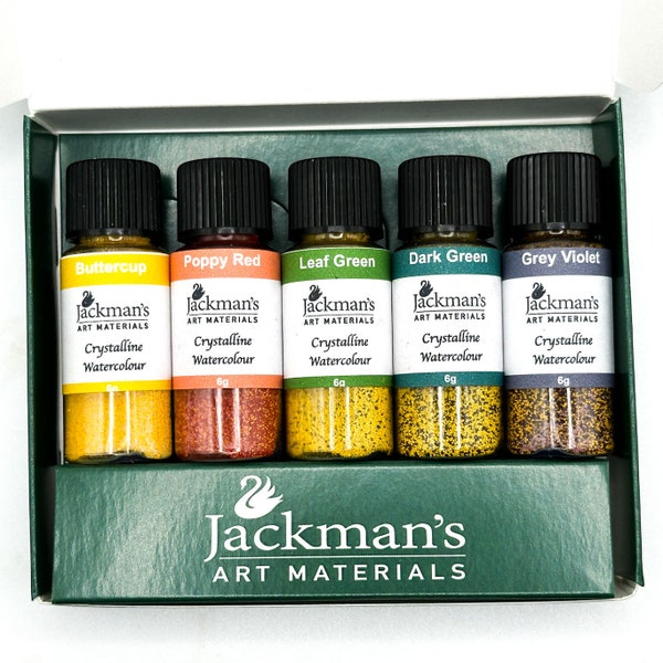 Crystalline Watercolour Set of 5 Vol.1 - Jackman's Art Materials