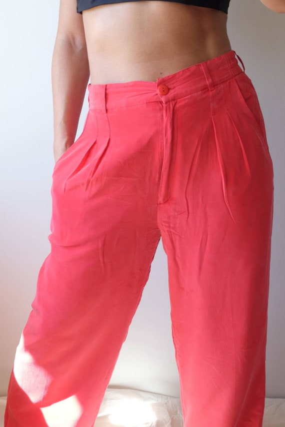 1980s era Vintage high waisted pants, High waisted
