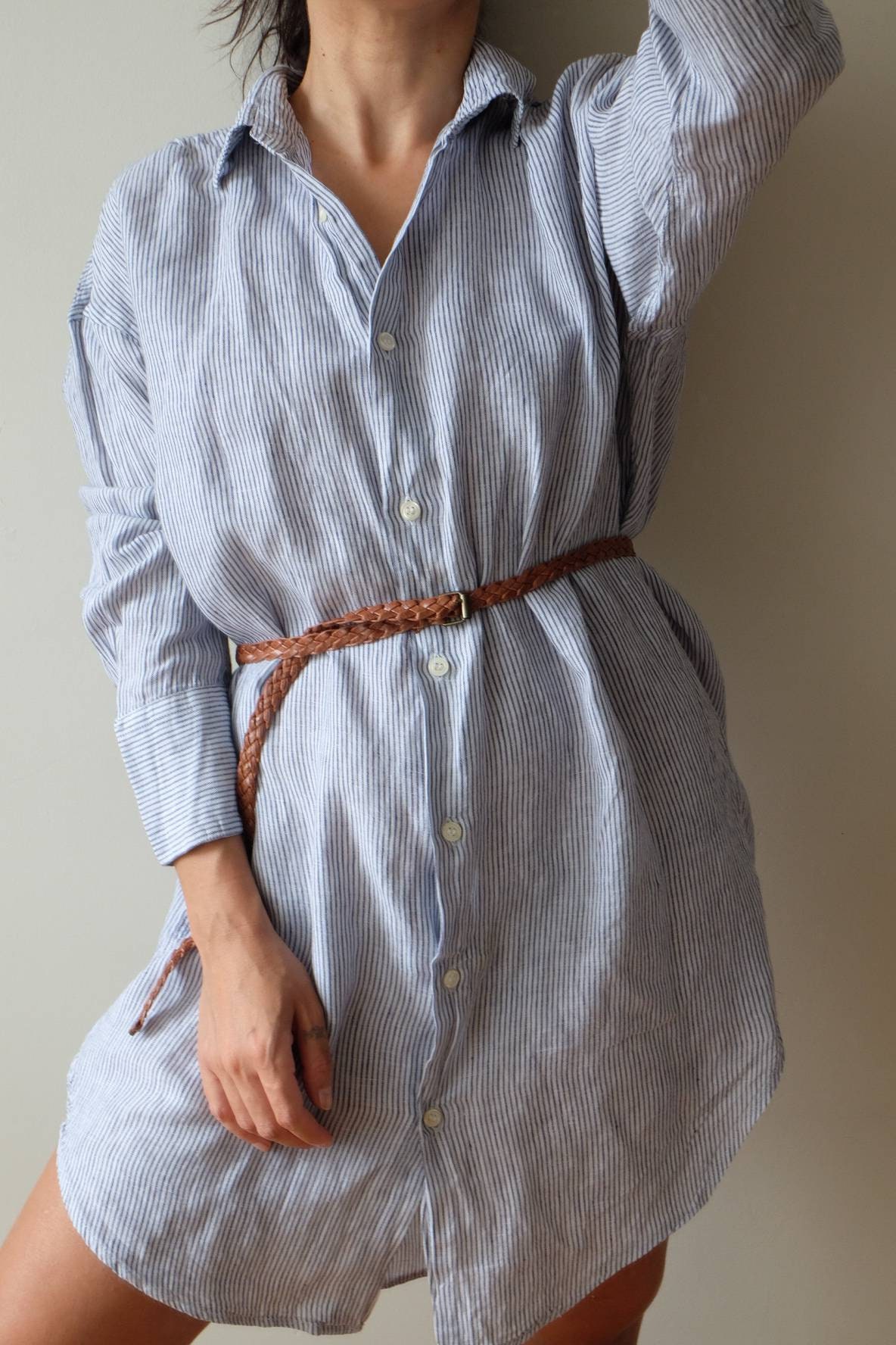 Striped Beach Shirt - Etsy