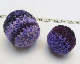 Eco Friendly Cat Toy, Crochet Cat Balls, Pet Toys Handmade, Cute Cat Toys, Cottagecore Pet Toys, New Cat Gifts for Cat Owners, Zero Waste