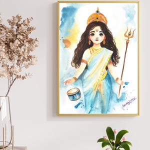 Art Prints of the 9 Divine Forms of Maa Durga | The Navdurga Collection