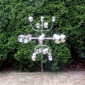 Inspiration Kinetic Wind Sculpture | Kinetic Wind Spinner | Yard Art | Metal Garden Decoration | Gardening Gift | Anniversary Gift