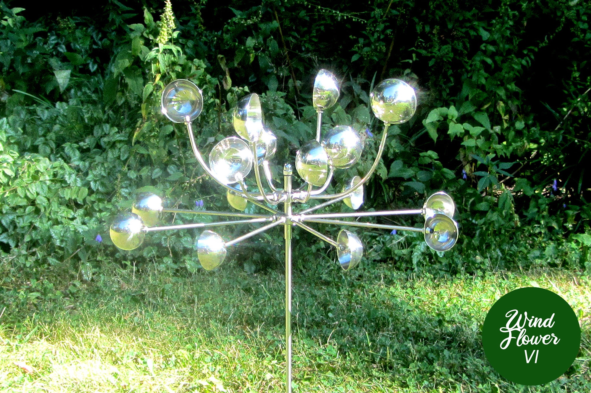 Yard Art Wind Flower