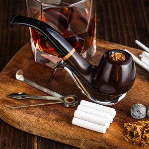4 Glass Smoking Pipe Basic Series Tobacco Bowl Pocket Pipes Handmade  Simple