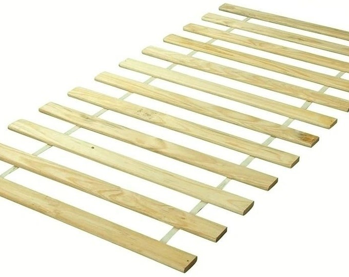 Full Bed Wooden Slats 54 Inches Length Replacement Pine Wood Etsy