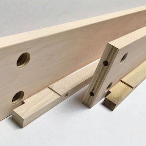 Bunk Rails - 76&quot; Twin/Full Bed Rails Unfinished