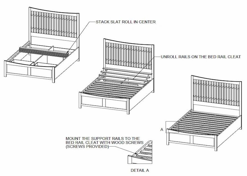 6/6 King Slat Roll8 Etsy