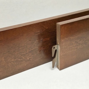 BH103-Walnut 76&quot; Twin/Full Bed Rails