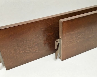 BH103-Walnut 76" Twin/Full Bed Rails