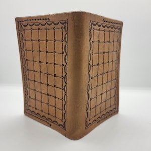 Mini-Leder Tallybuch Einband