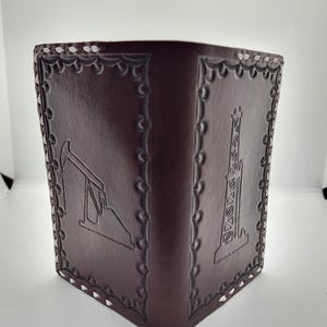 Tallybuch Einband aus Leder