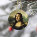 Nicolas Cage Ornament Dirty Christmas Ceramic Ornaments St. Mona Lisa Custom Unique Funny Hilarious Secret Santa Gag Gift Keepsake 2023 Xmas 