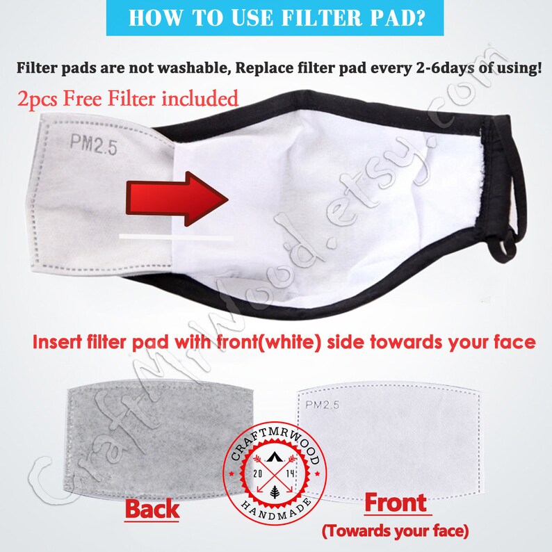 Star Wars Darth Vader Face Mask with Filter Pocket insert Nose image 7