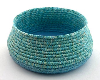 Cesta de crochet grande