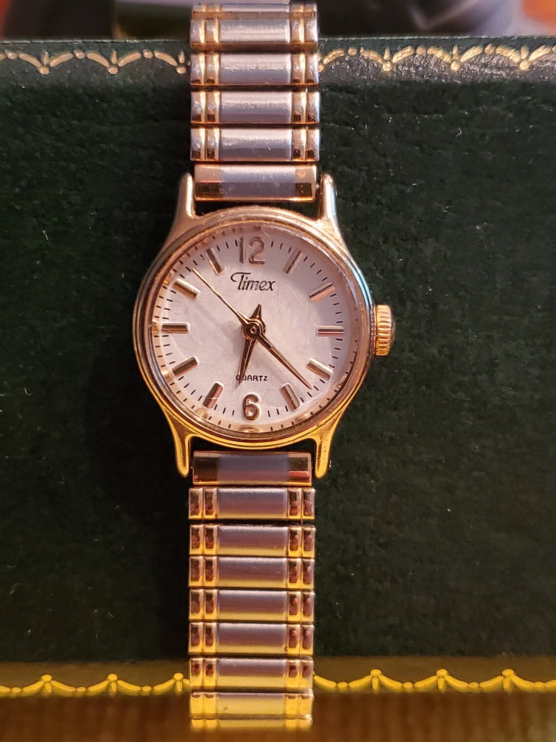 Timex Ladies Quartz Stretch Watch Gold & Silver Tone fresh | Etsy