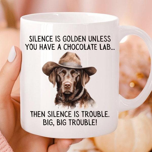 Chocolate Lab, Labrador Retriever, Dog Mugs, Funny Dog Gift, Lab Mom Gift, dog Lover Gift, labrador retriever mug, chocolate lab mug