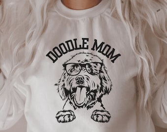 Felpa Goldendoodle, Felpa Labradoodle, Regalo per il proprietario Goldendoodle, carina camicia Goldendoodle, regali doodle dorati, girocollo, retrò