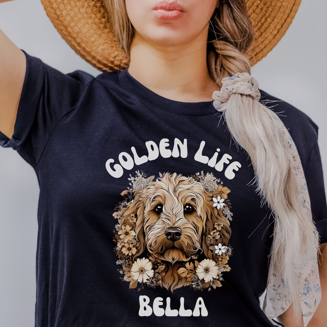 Custom Goldendoodle Shirt, Golden Doodle Tee, Cute Goldendoodle Shirt ...