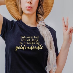 Goldendoodle Shirt, golden doodle tee, funny goldendoodle shirt, I only like my, golden doodle gifts, golden doodle, cute dog lover tee