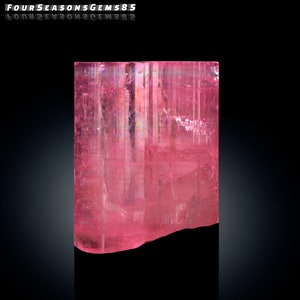 Bicolour Elbaite Tourmaline from the Paprok Mine Afghanistan,Tourmaline Specimen attached with quartz
