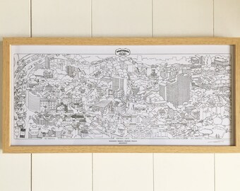 Montreuil City Map Poster Art Print