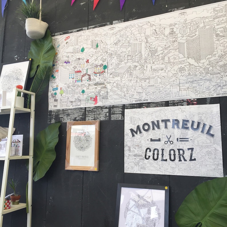 Map of Montreuil