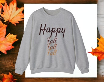 Happy Fall - Unisex Heavy Blend™ Crewneck Sweatshirt