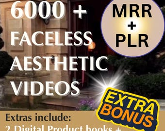 6,000+ Faceless Video Reels for Canva | Editable Social Media Content with PLR & MRR