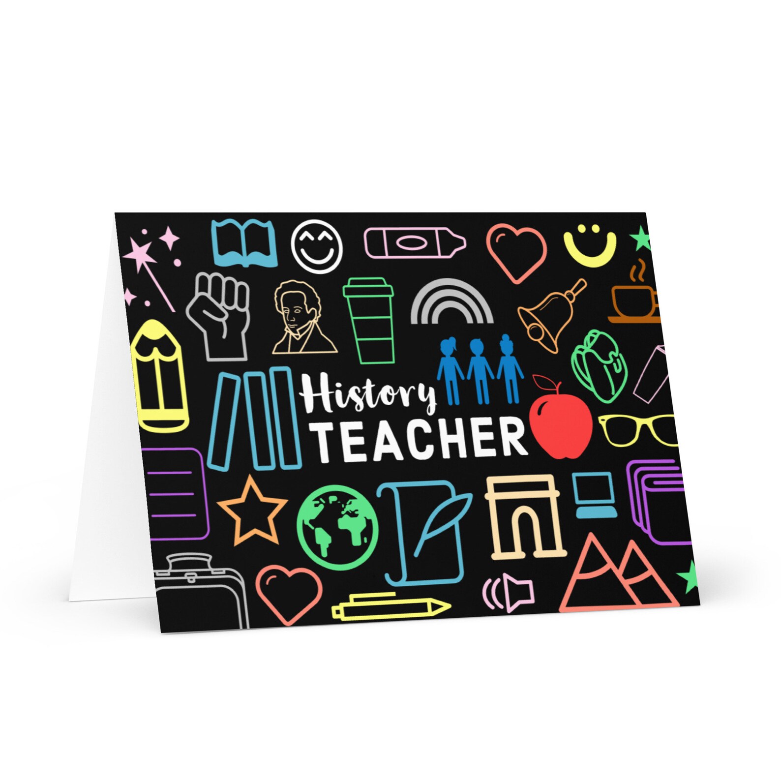 History Teacher Thank You Card Etsy