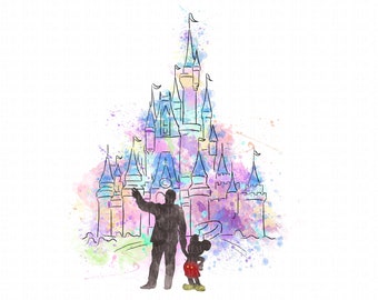 Download Disney Watercolor Etsy