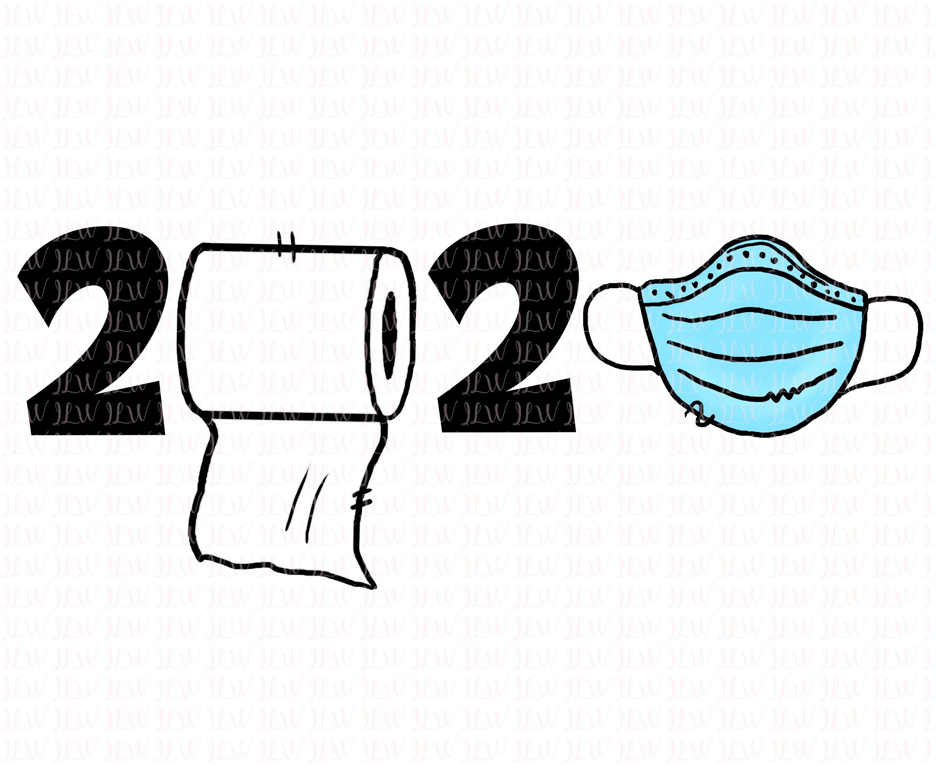 Senior Seniors 2020 Quarantine Toilet Paper Clipart Etsy