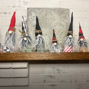 CRAFT KIT | Holiday, Winter Mini Gnomes, kit only| Includes everything you need to create these little cuties!