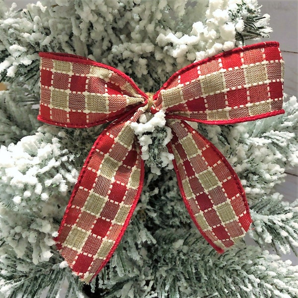 Christmas Tree Bows Etsy
