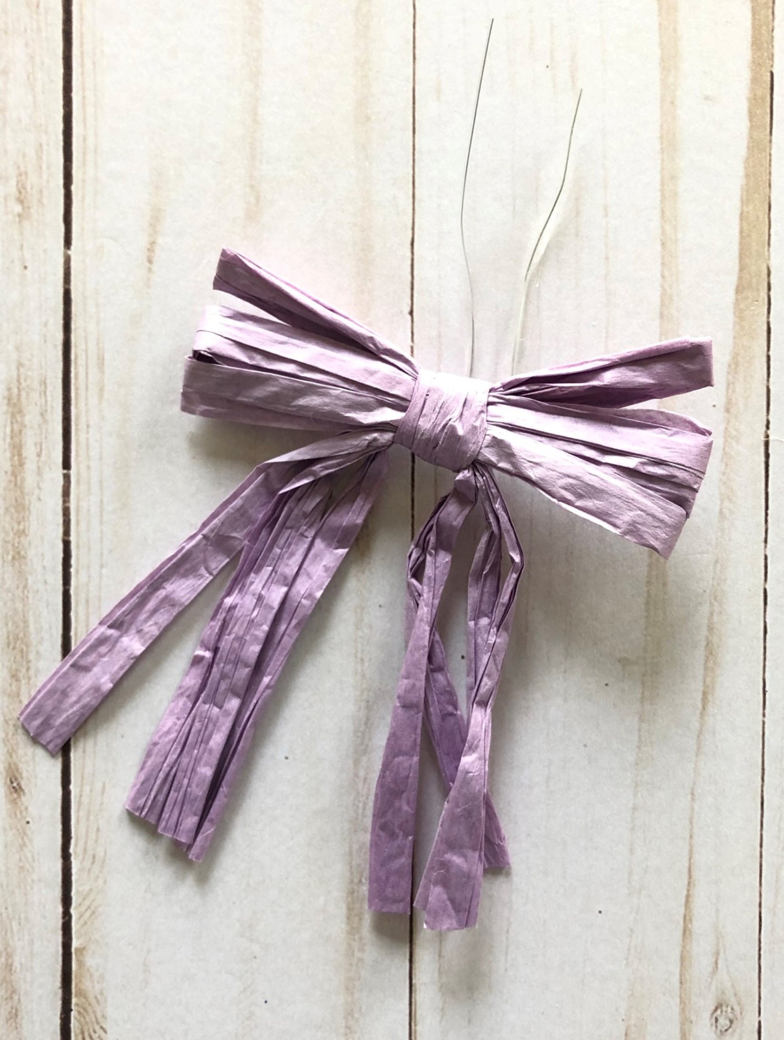 15 Lavender PreTied Raffia Bows Small Gift Bag Bow Bows for Etsy.de