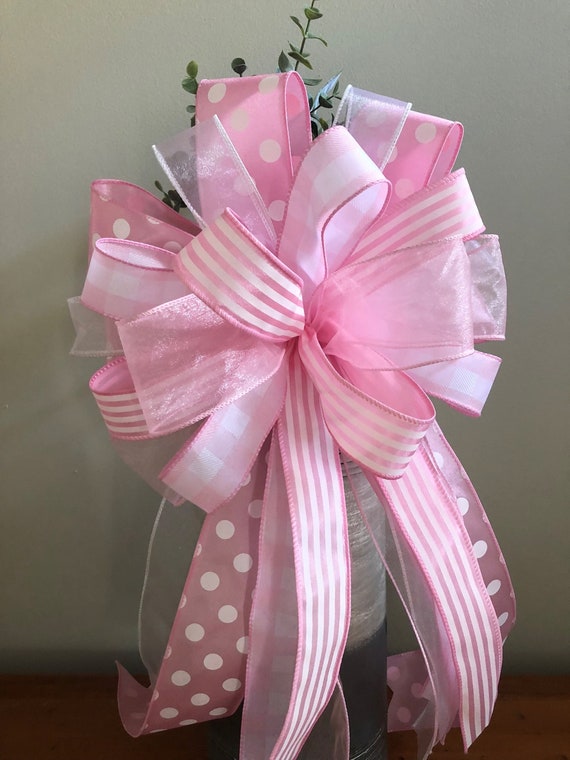 Pink New Baby Girl Bow Baby Shower Decorations Hospital Door Etsy