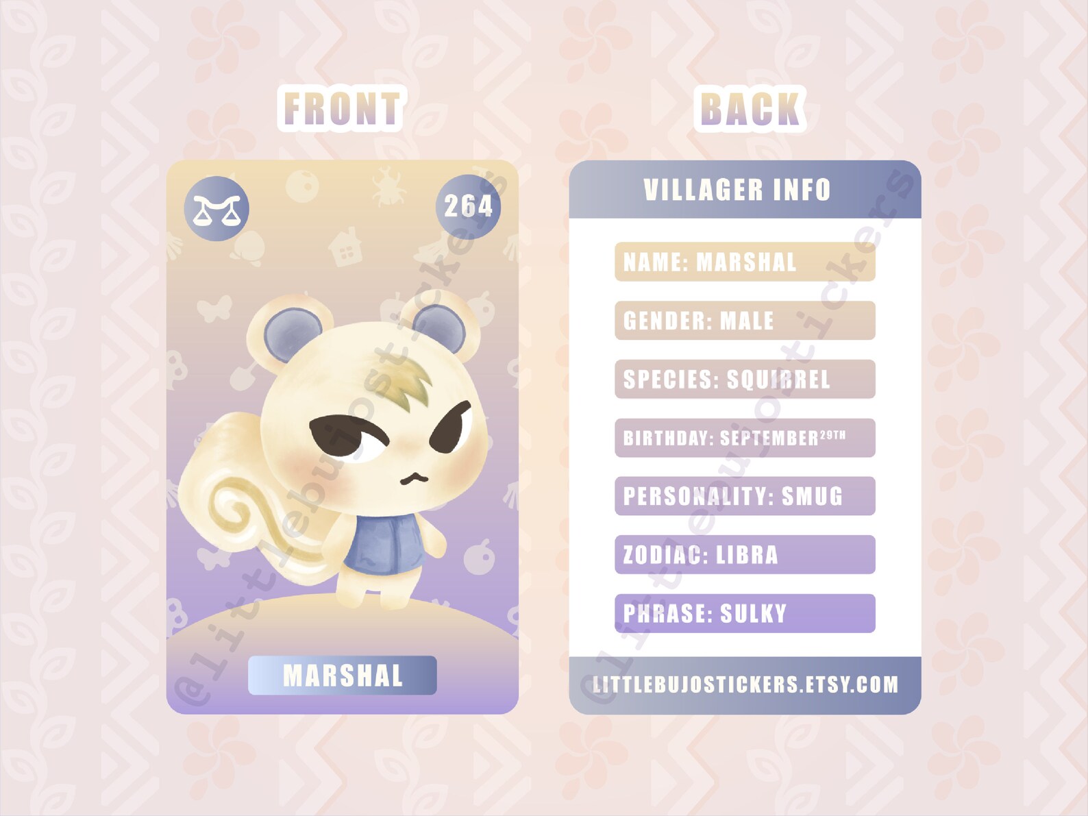 Animal Crossing Art Cards Etsy