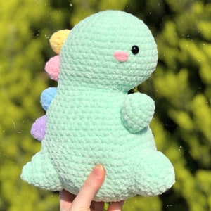 Crochet Dino Plushie, Custom Dinosaur Plush