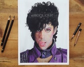Prince Drawing Glicée Print A4 - Limited Edition