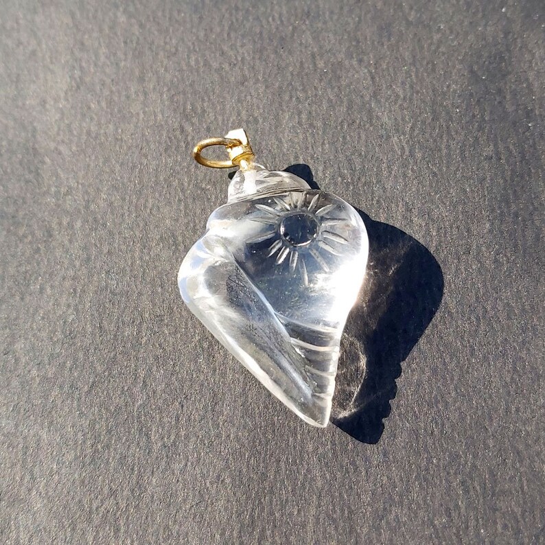 Crystal Carved natural Crystal Carving Pocket Size KHC33 Etsy