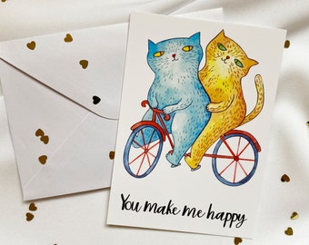 Cartes Velo Rigolo Etsy