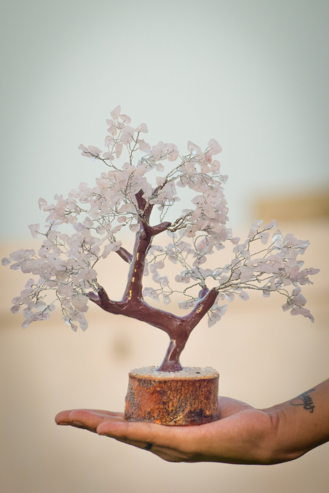 rose quartz gemstone tree rose quartz gemstone tree