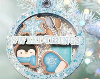 Sweet Tidings 3D Penguin Ornament – Handcrafted Christmas Paper Decor